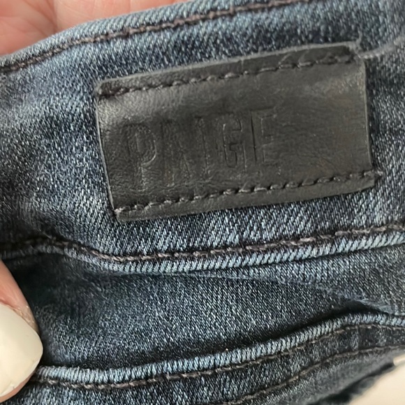 PAIGE “Verdugo Ankle” Black Skinny jeans, Size 25 - Picture 5 of 8